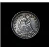 Image 1 : 1854-p with arrows Seated Liberty Half Dime 1/2 10c Grades Select Uncirculated au55