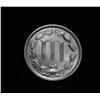 Image 3 : 1866 Three Cent Nickel 3c grades Select Uncirculated ms63  Vastly superior eye appeal