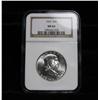 Image 1 : NGC 1963-p Franklin Half Dollar grades Choice Uncirculated ms64