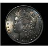 Image 3 : 1881-p Morgan Dollar $1 Grades Choice Uncirculated ms64  Rainbow Toned