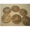 Image 2 : 6 Silver Barber Quarters