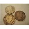 Image 1 : 3 Silver Barber Quarters