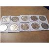 Image 1 : 10 Mixed Date Silver Peace Dollars