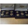 Image 1 : 2000 & 2001 24K Gold Plated State Quarter Sets