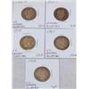 Image 1 : (5X$) Barber Quarters VF to VG, 1894-O; 1901;1902,1914,1915-D