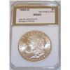 Image 1 : 1885-O Morgan PCI GRADED MS-65-ARK SILVER ESTATE