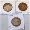 Image 1 : (3x$) U.S Columbian Commemorative Halves 1893