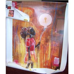 3 Unframed Ltd Ed. Giclees on Canvas.