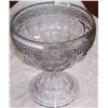 Image 1 : Large 1912-1938 Heisey Crystal punch Bowl. Grecian Pattern