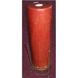 Large 42" Candle with Metal Base.