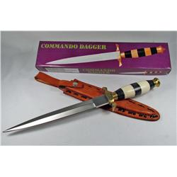RENAISSANCE DAGGER KNIFE W/ REAL CAMEL BONE AND BU