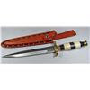 Image 2 : RENAISSANCE DAGGER KNIFE W/ REAL CAMEL BONE AND BU