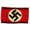 Image 1 : WW2 GERMAN NAZI SS ARMBAND W/ ORIGINAL TAG - Tag i