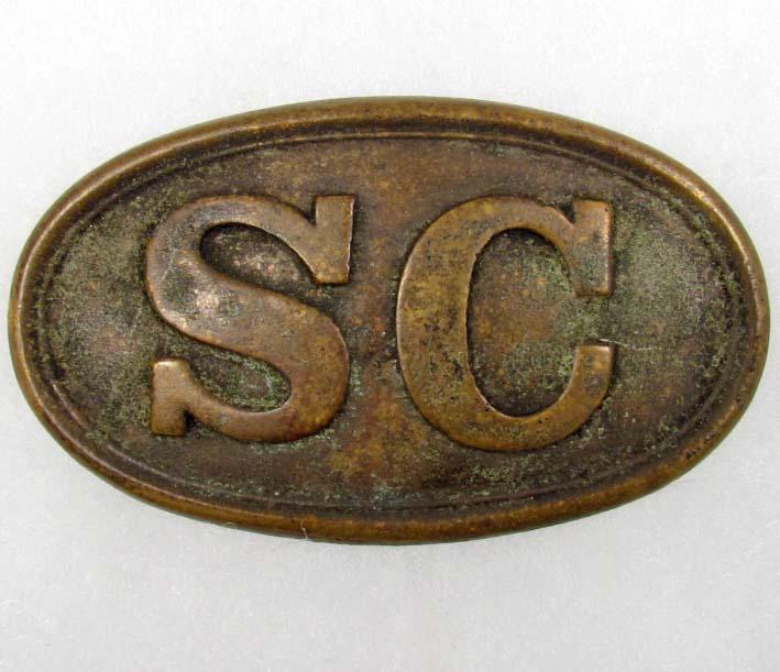 CIVIL WAR CONFEDERATE SOUTH CAROLINA SC EM BELT BU