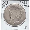 Image 1 : KEY $1 PEACE SILVER 1921