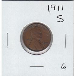1911 S LINCOLN WHEAT CENT