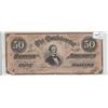 Image 1 : $50 CONFEDERATE CSA 1864 HIGH DENOMINATION