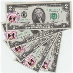 5 CONSECUTIVE FIRST DAY ISSUE $2 1976