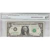 Image 1 : $1 BARR NOTE CGA GEM 67 1963 B FRN