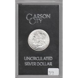 $1 MORGAN SILVER 1882 CC GSA IN BOX