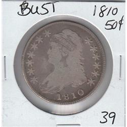 BUST HALF 50 CENT 1810