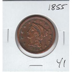 LARGE CENT 1855
