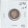 Image 1 : 1892 DIME 10 CENT BARBER SILVER