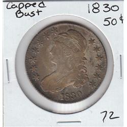 CAPPED BUST 1830 HALF