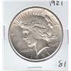 Image 1 : $1 PEACE DOLLAR 1921 FLASHY