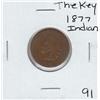 Image 1 : THE KEY 1877 INDIAN HEAD CENT