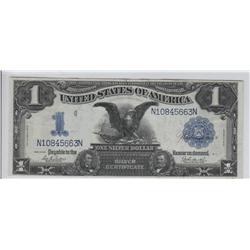 $1 BLACK EAGLE SILVER CERTIFICATE 1899 BOLD