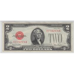 $2 RED SEAL 1928 G CHERRY OVERPRINT