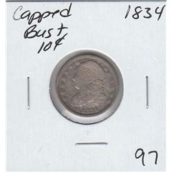 CAPPED BUST .10 CENT 1834