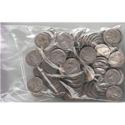 100 BUFFALO NICKELS MIX DATE GROUP