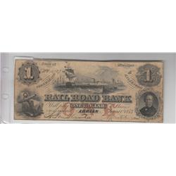 $1 OBSOLETE ADRIAN MICHIGAN 1853