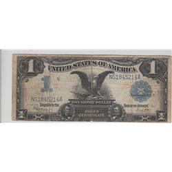 $1 BLACK EAGLE SILVER CERTIFICATE 1899
