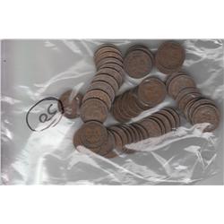 ROLL OF INDIAN HEAD CENTS MIXED DATES NICE COINS