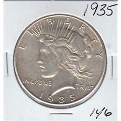 $1 SILVER PEACE 1935