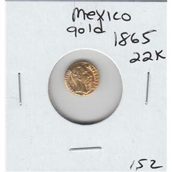 MEXICO GOLD 22K 1865