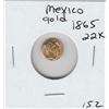 Image 1 : MEXICO GOLD 22K 1865