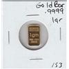 Image 1 : GOLD BAR .999 1 GR