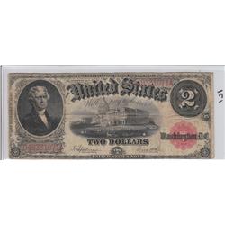 $2 LEGAL TENDER 1917 RED SEAL