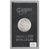 Image 1 : FLASHY UNCIRCULATED CARSON CITY GSA 1884 CC $1 MORGAN SILVER w/box