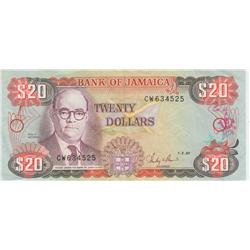 $20 BANK OF JAMAICA BANKNOTE