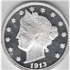 Image 1 : SILVER BULLION 2 OUNCES .999 PURE V NICKEL 1913 PROOF