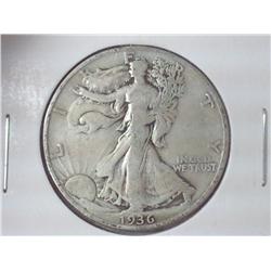 1936-D WALKING LIBERTY HALF DOLLAR