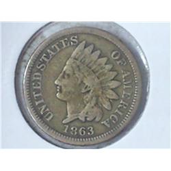 1863 INDIAN HEAD CENT
