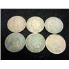 Image 1 : 6 ASSORTED INDIAN HEAD CENTS