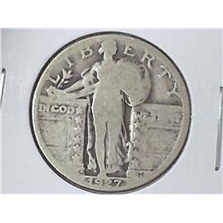 1927-S STANDING LIBERTY QUARTER (SEMI-KEY)