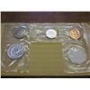 Image 2 : PARTIAL 1961 US SILVER PROOF SET NO HALF DOLLAR
